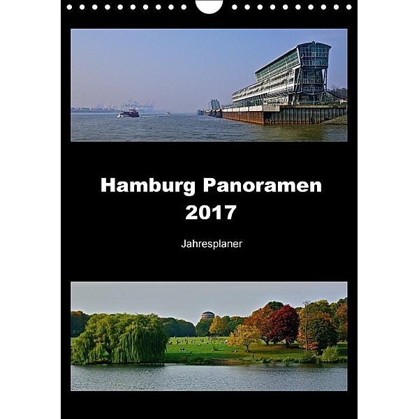 Hamburg Panoramen 2017 - Jahresplaner (Wandkalender 2017 DIN A4 hoch), Mirko Weigt