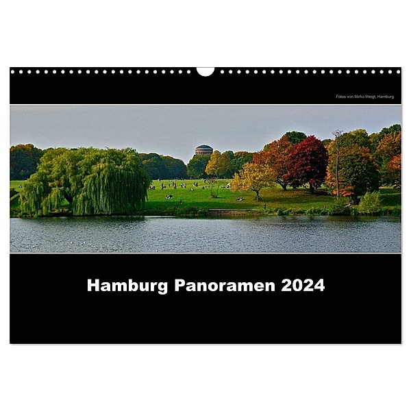 Hamburg Panoramen 2024 (Wandkalender 2024 DIN A3 quer), CALVENDO Monatskalender, Hamburg, Fotos © Mirko Weigt