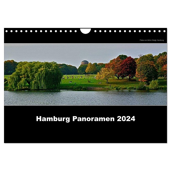 Hamburg Panoramen 2024 (Wandkalender 2024 DIN A4 quer), CALVENDO Monatskalender, Hamburg, Fotos © Mirko Weigt