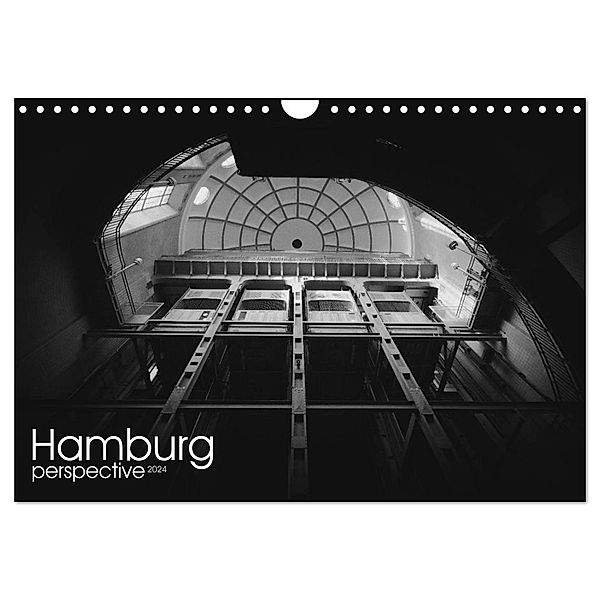 Hamburg perspective 2024 (Wandkalender 2024 DIN A4 quer), CALVENDO Monatskalender, Christian Lindau