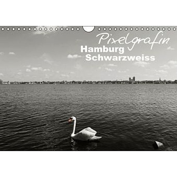 Hamburg Schwarzweiss (Wandkalender 2015 DIN A4 quer), Pixelgrafin