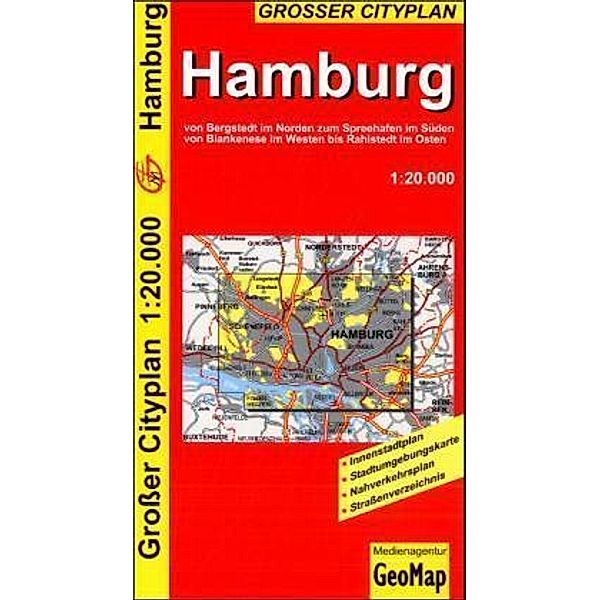 Hamburg - Stadtplan, GeoMap