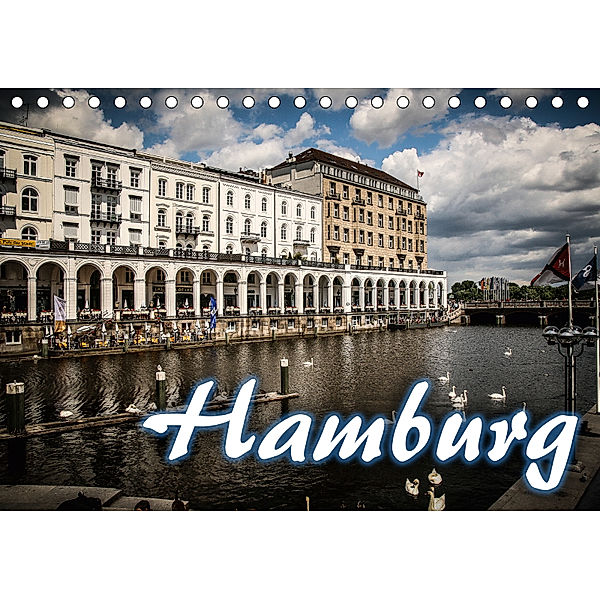 Hamburg (Tischkalender 2019 DIN A5 quer), Oliver Pinkoss
