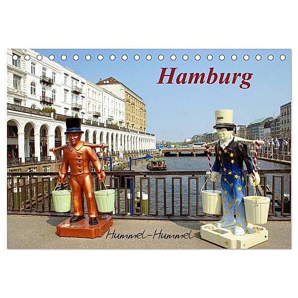 Hamburg (Tischkalender 2024 DIN A5 quer), CALVENDO Monatskalender, lothar reupert