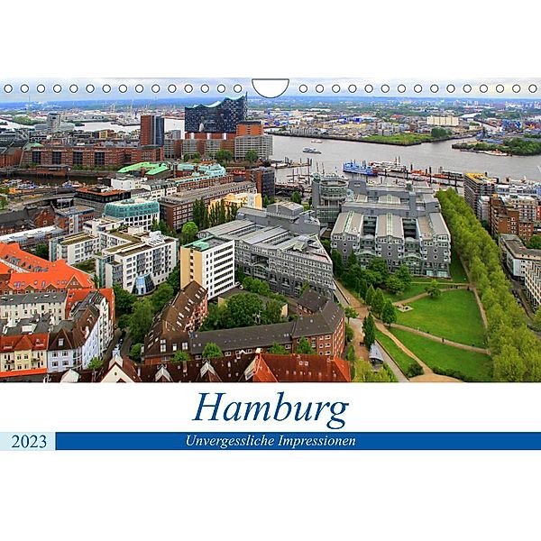 Hamburg - Unvergessliche Impressionen (Wandkalender 2023 DIN A4 quer), Arno Klatt