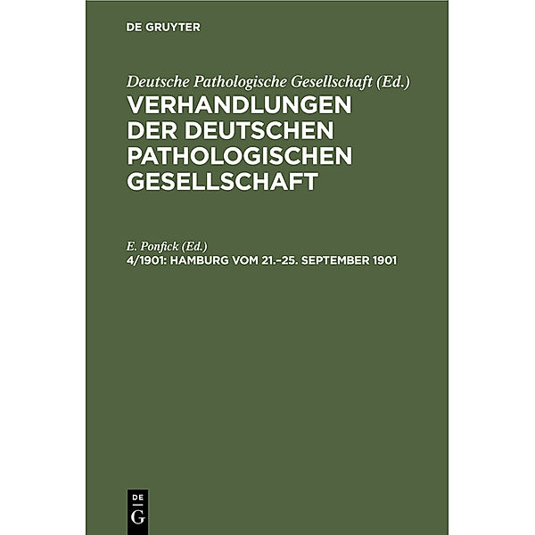 Hamburg vom 21.-25. September 1901