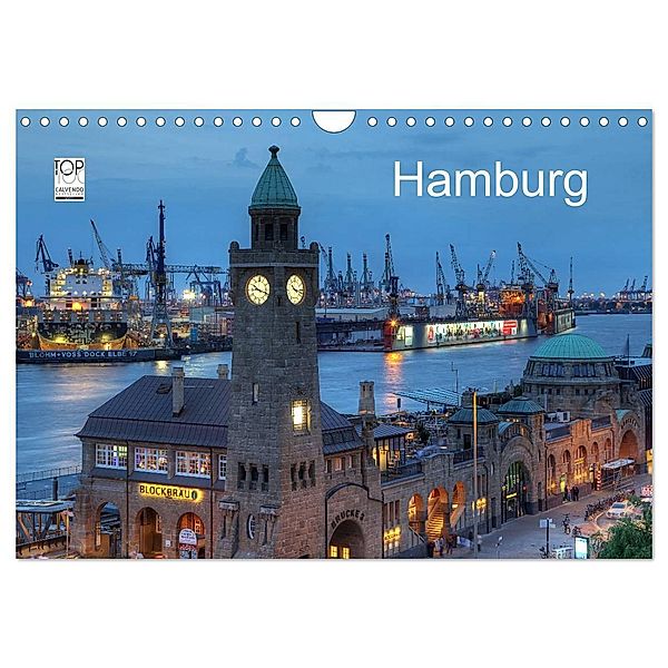 Hamburg (Wandkalender 2024 DIN A4 quer), CALVENDO Monatskalender, Joachim Hasche
