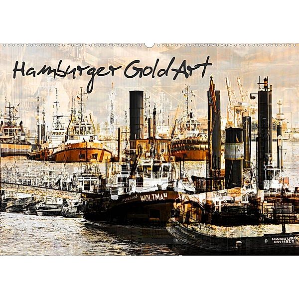 Hamburger GoldArt (Wandkalender 2023 DIN A2 quer), Karsten Jordan
