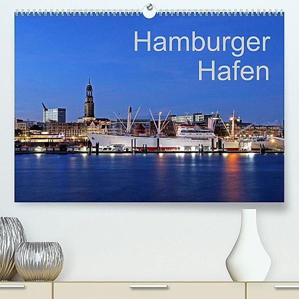 Hamburger Hafen (Premium, hochwertiger DIN A2 Wandkalender 2023, Kunstdruck in Hochglanz), Joachim Hasche