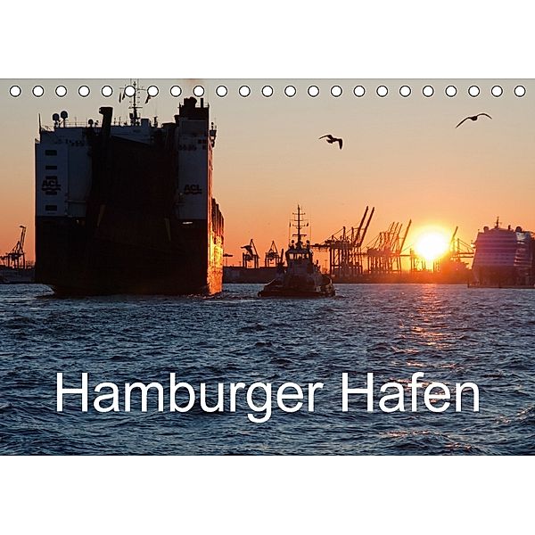 Hamburger Hafen (Tischkalender 2018 DIN A5 quer), Borg Enders