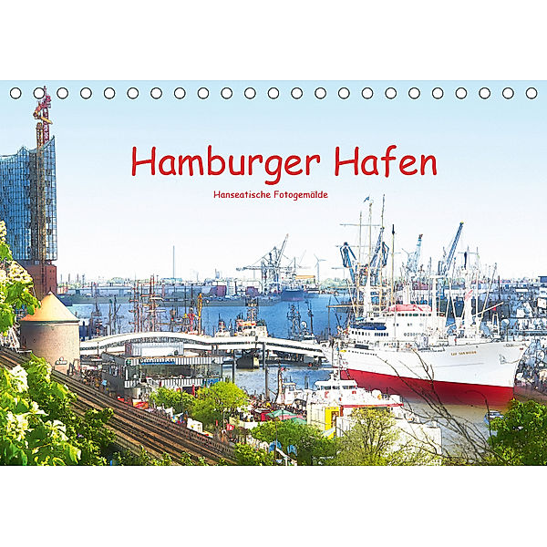 Hamburger Hafen (Tischkalender 2019 DIN A5 quer), Carmen Steiner / Matthias Konrad