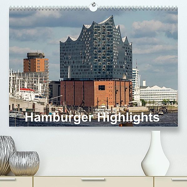 Hamburger Highlights (Premium, hochwertiger DIN A2 Wandkalender 2023, Kunstdruck in Hochglanz), Thomas Seethaler