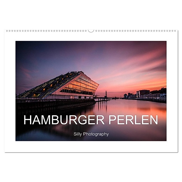 Hamburger Perlen (Wandkalender 2024 DIN A2 quer), CALVENDO Monatskalender, Silly Photography