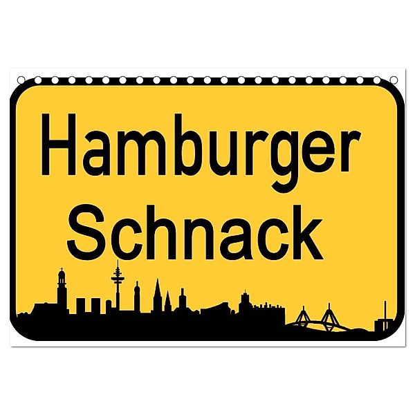 Hamburger Schnack (Tischkalender 2024 DIN A5 quer), CALVENDO Monatskalender, Christine Daus