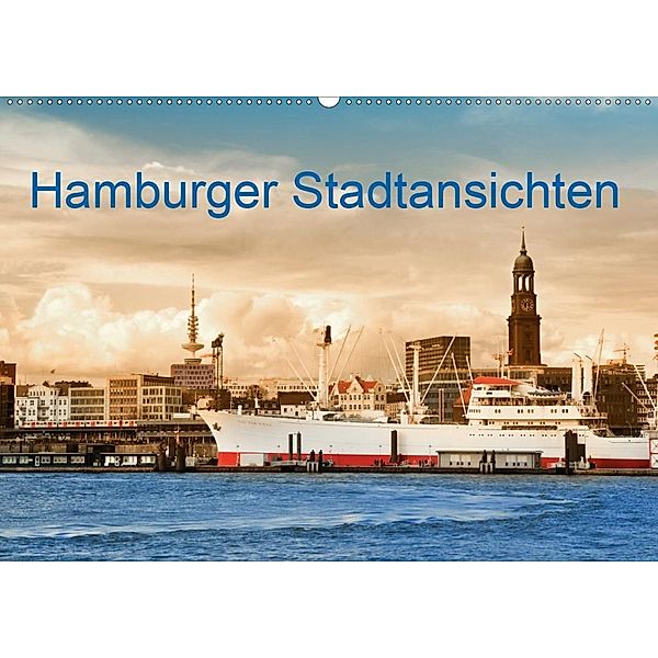 Hamburger Stadtansichten (Wandkalender 2020 DIN A2 quer), Carmen Steiner