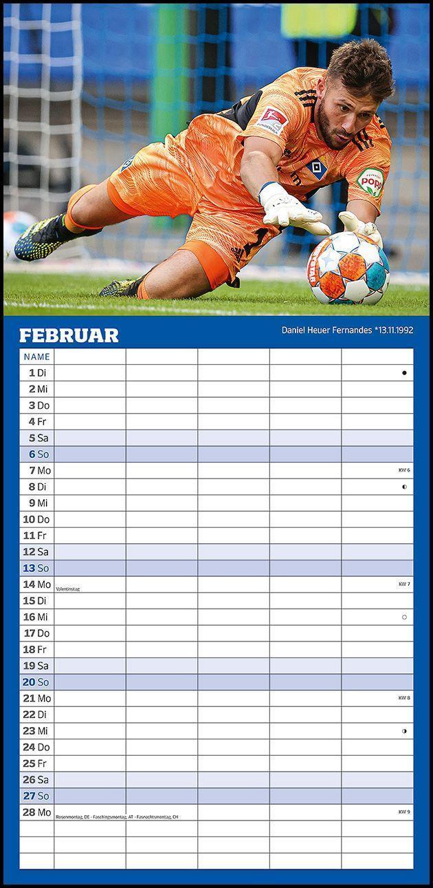 Wandkalender ** Posterkalender 2022 ** 20467 HSV Hamburger SV Kalender 