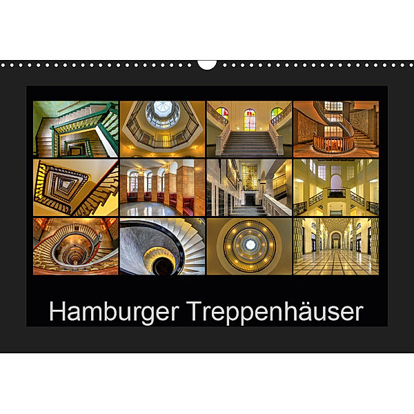 Hamburger Treppenhäuser (Wandkalender 2019 DIN A3 quer), Joachim Hasche