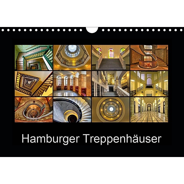 Hamburger Treppenhäuser (Wandkalender 2020 DIN A4 quer), Joachim Hasche