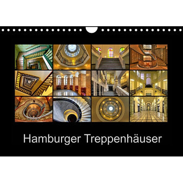 Hamburger Treppenhäuser (Wandkalender 2022 DIN A4 quer), Joachim Hasche