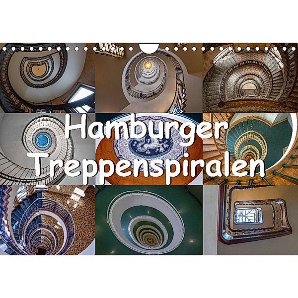 Hamburger Treppenspiralen (Wandkalender 2023 DIN A4 quer), Annick Salomo & Thomas Becker
