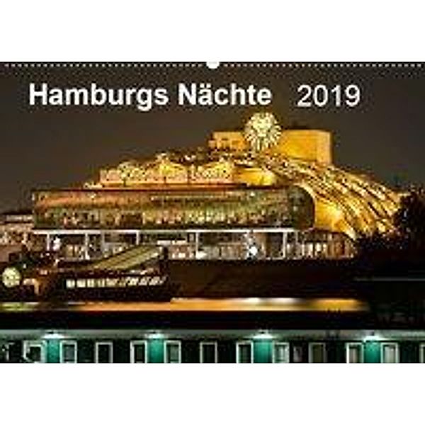 Hamburgs Nächte (Wandkalender 2019 DIN A2 quer), Rolf Heymanns