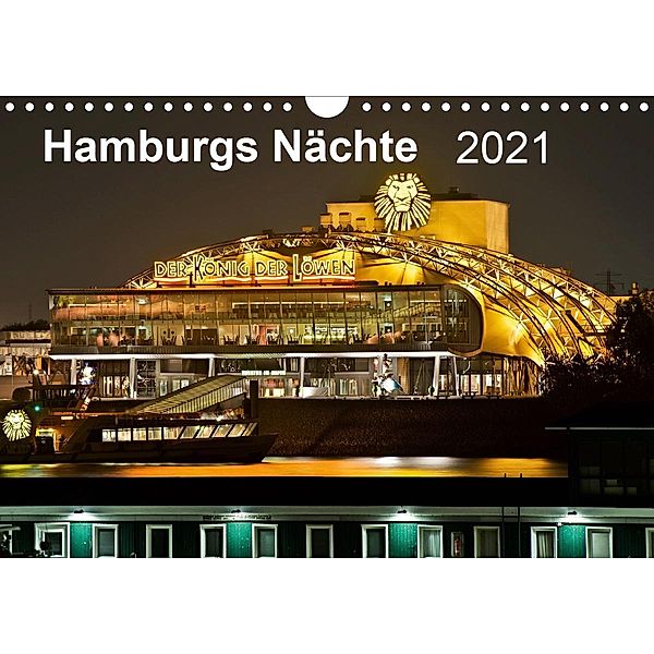 Hamburgs Nächte (Wandkalender 2021 DIN A4 quer), Rolf Heymanns