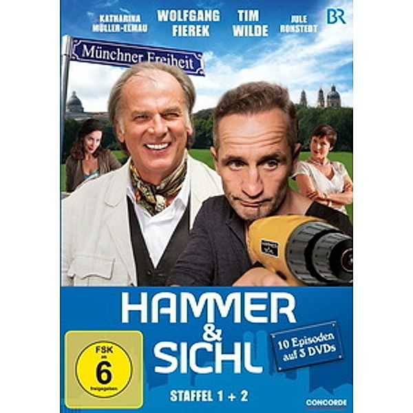 Hammer & Sichl - Staffel 1+2, 10 Episoden auf 3 DVDs, Hammer & Sichl  1 & 2, 3DVD