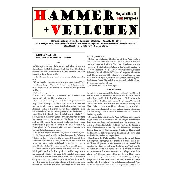 Hammer + Veilchen Nr. 17