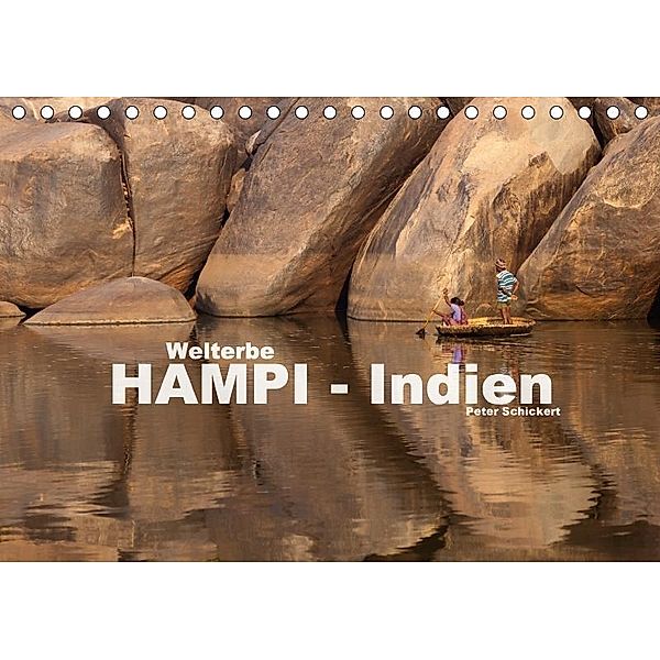 Hampi - Indien (Tischkalender 2017 DIN A5 quer), Peter Schickert