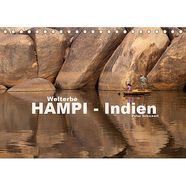 Hampi - Indien (Tischkalender 2019 DIN A5 quer), Peter Schickert