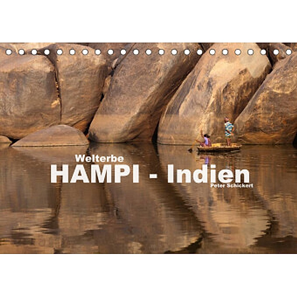 Hampi - Indien (Tischkalender 2022 DIN A5 quer), Peter Schickert