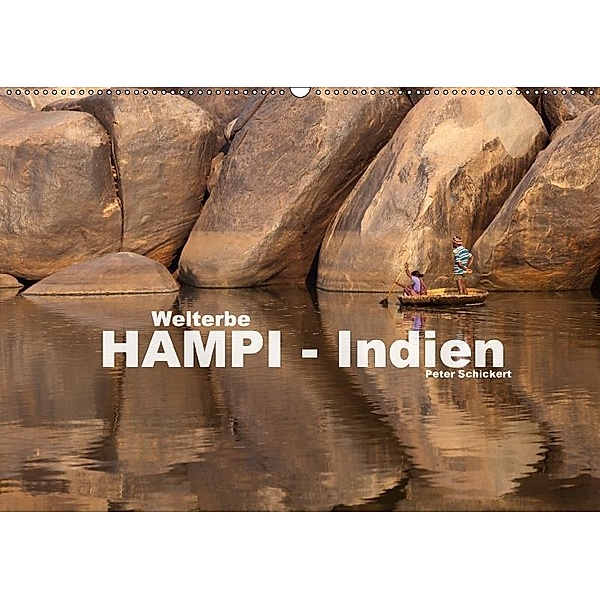Hampi - Indien (Wandkalender 2017 DIN A2 quer), Peter Schickert