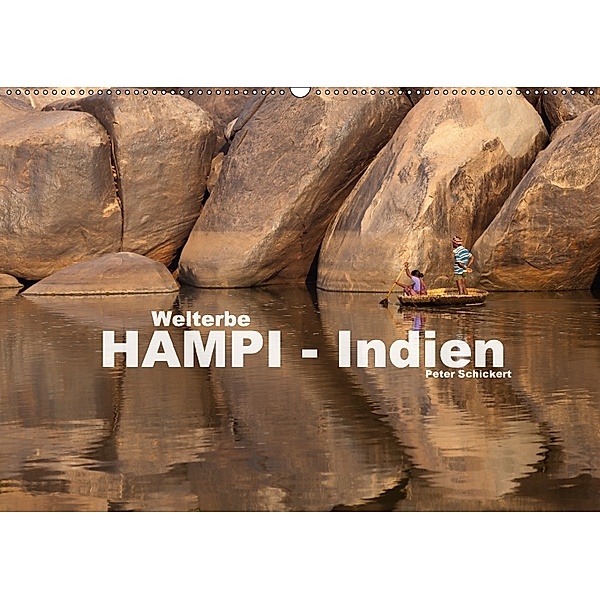 Hampi - Indien (Wandkalender 2018 DIN A2 quer), Peter Schickert