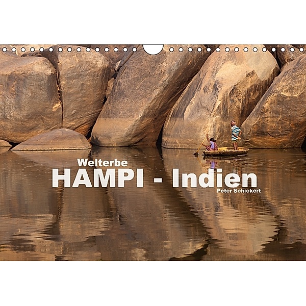 Hampi - Indien (Wandkalender 2018 DIN A4 quer), Peter Schickert