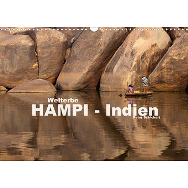 Hampi - Indien (Wandkalender 2022 DIN A3 quer), Peter Schickert