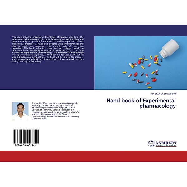 Hand book of Experimental pharmacology, Amit Kumar Shrivastava, Arjun Saraf
