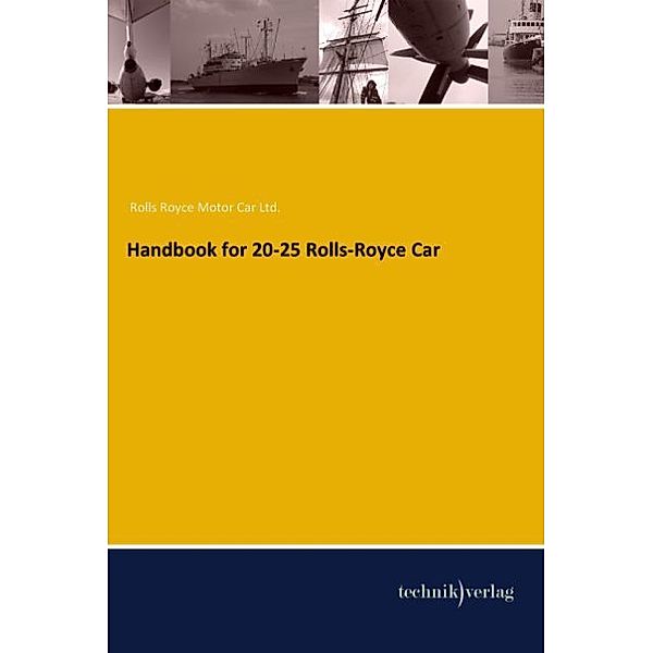 Handbook for 20-25 Rolls-Royce Car