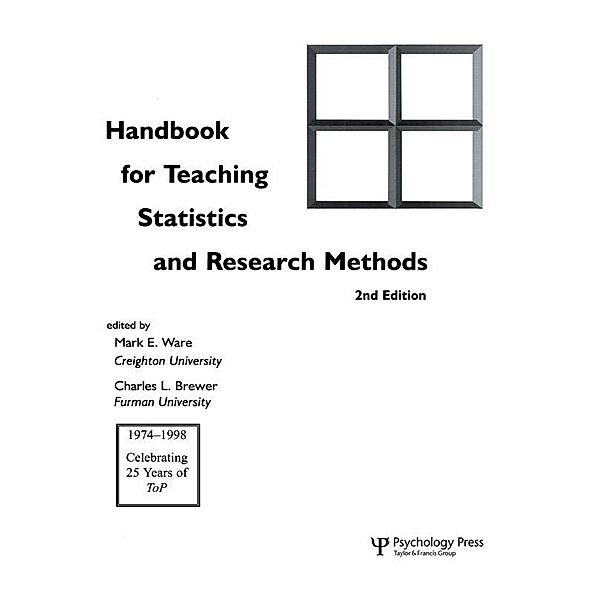 Handbook for Teaching Statistics and Research Methods