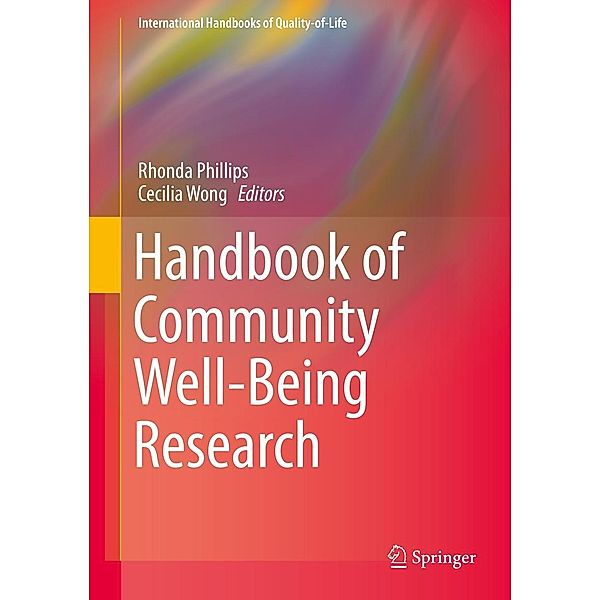 Handbook of Community Well-Being Research / International Handbooks of Quality-of-Life