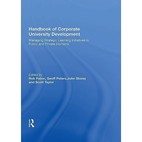 Handbook of Corporate University Development, Geoff Peters