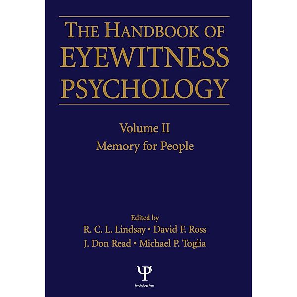 Handbook Of Eyewitness Psychology 2 Volume Set