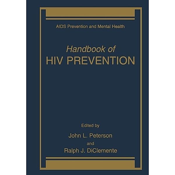 Handbook of HIV Prevention / Aids Prevention and Mental Health