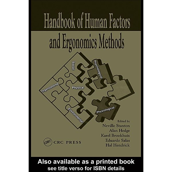 Handbook of Human Factors and Ergonomics Methods