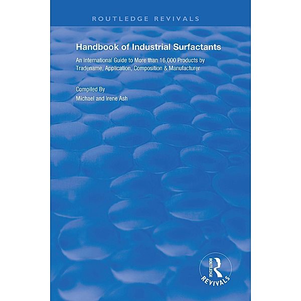 Handbook of Industrial Surfactants, Ash Michael, Ash Irene