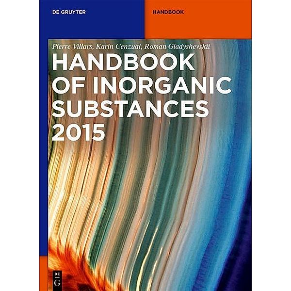 Handbook of Inorganic Substances 2015, Pierre Villars, Karin Cenzual, Roman Gladyshevskii