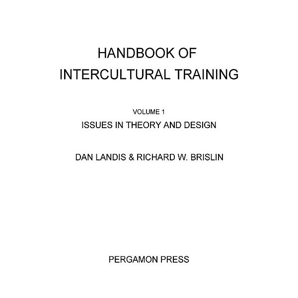 Handbook of Intercultural Training