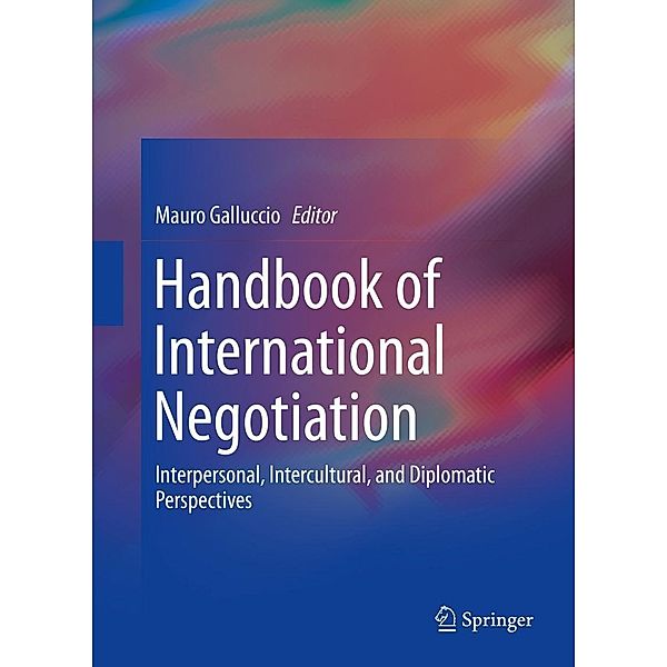 Handbook of International Negotiation