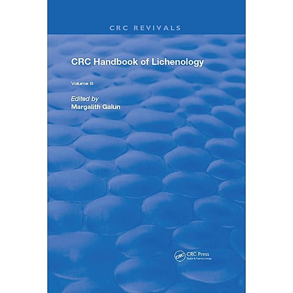 Handbook of Lichenology