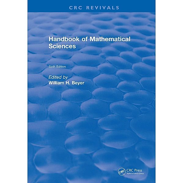 Handbook of Mathematical Science, William H. Beyer