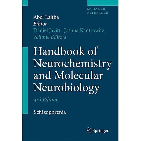 Handbook of Neurochemistry and Molecular Neurobiology